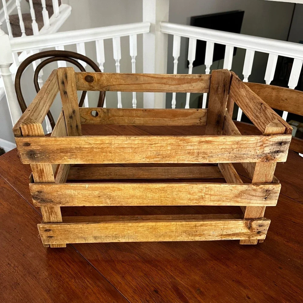 Antique Primitive Wooden Crate